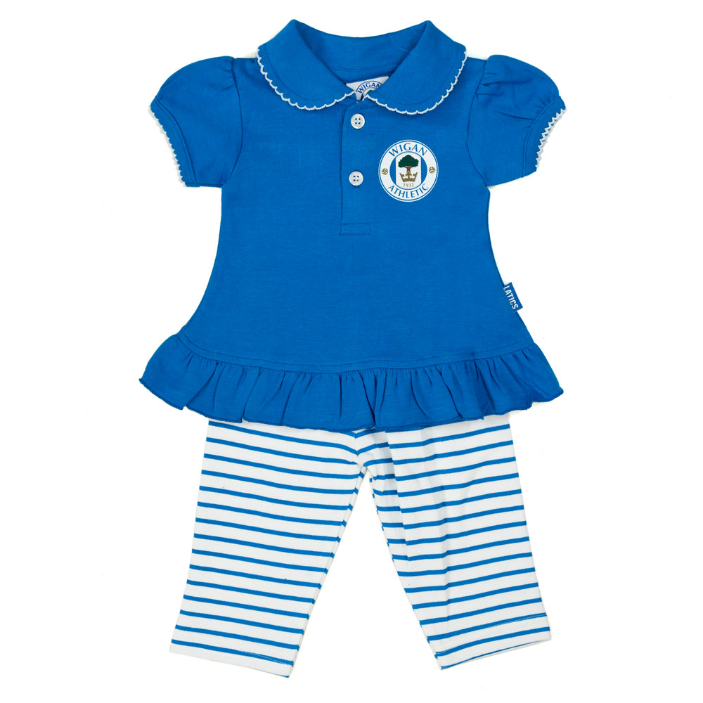 Baby Dress & Leggings Set Blue