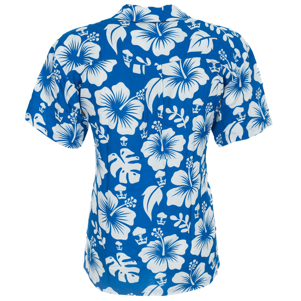 HAWAIIAN SHIRT Blue/White