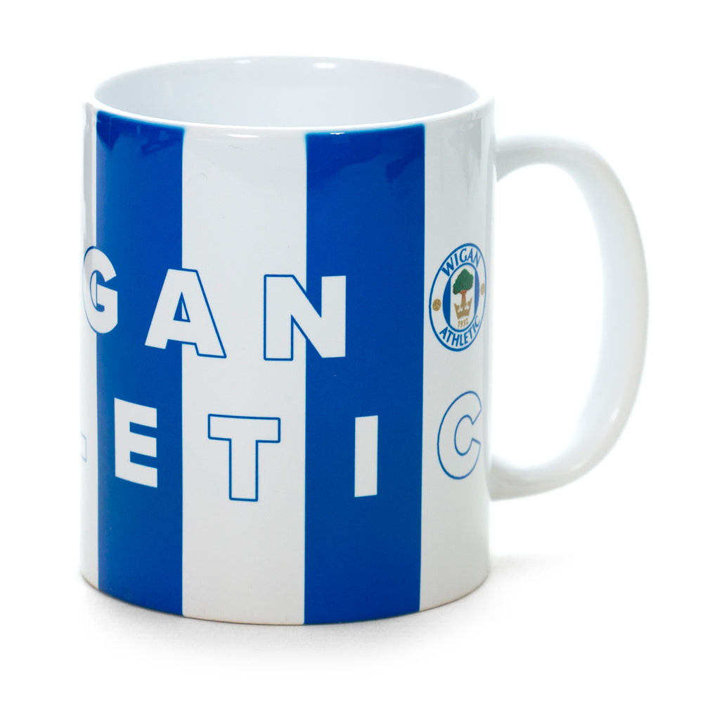 Wigan Athletic Striped Mug