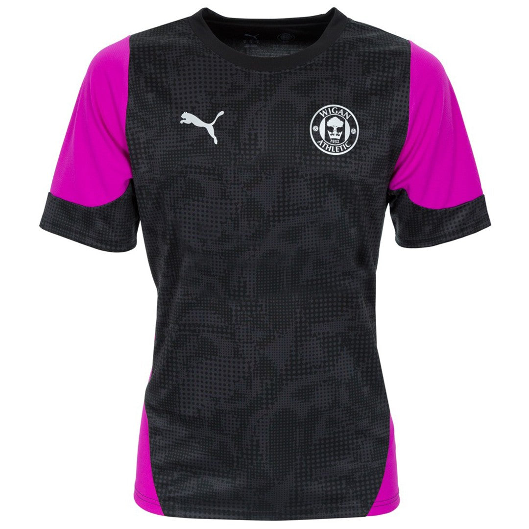 25/26 Adult Training T-Shirt Black/Magenta