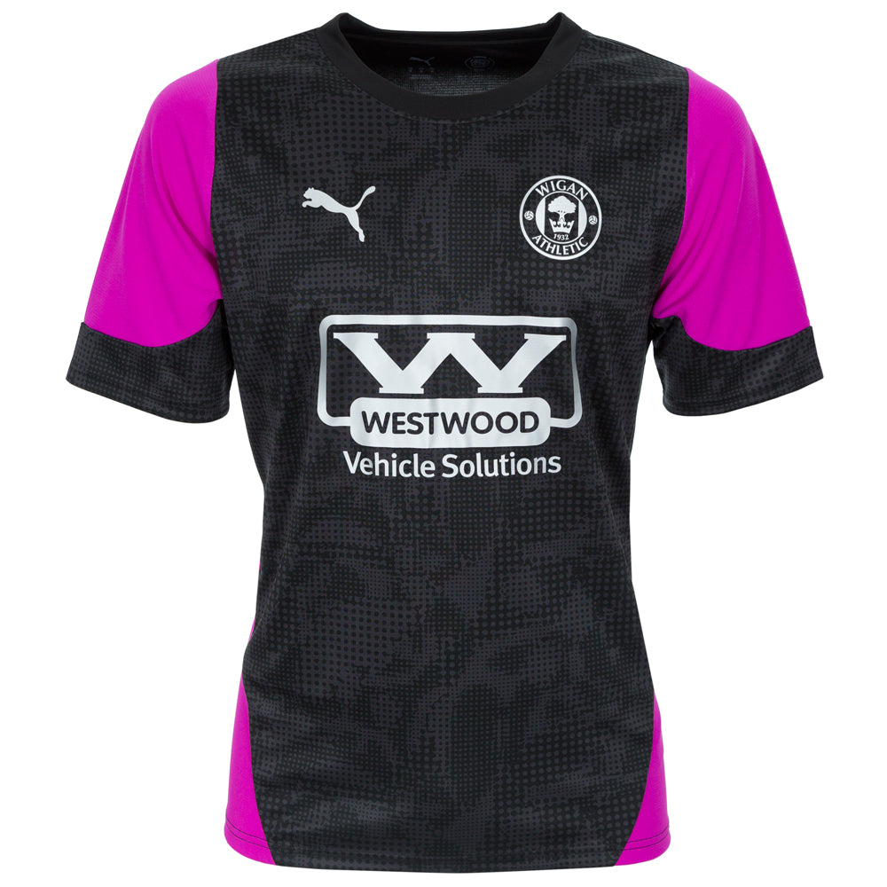 25/26 Adult Training T-Shirt Black/Magenta