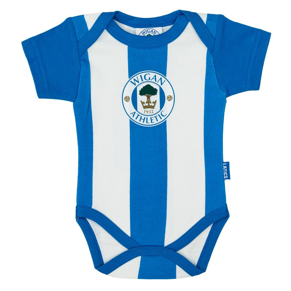Baby Striped Bodysuit Royal/White