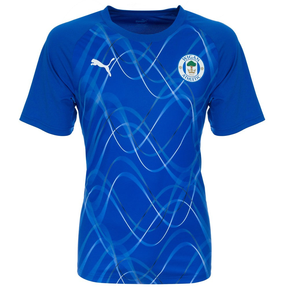 25/26 Adult Home Warm Up T-Shirt Blue
