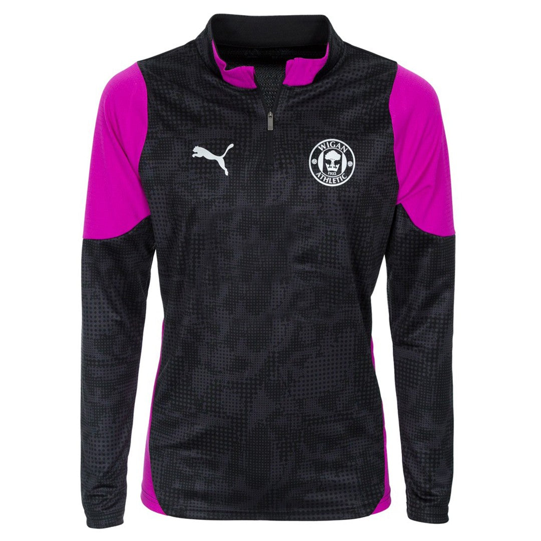25/26 Adult Training 1/4 Zip Top Black/Magenta