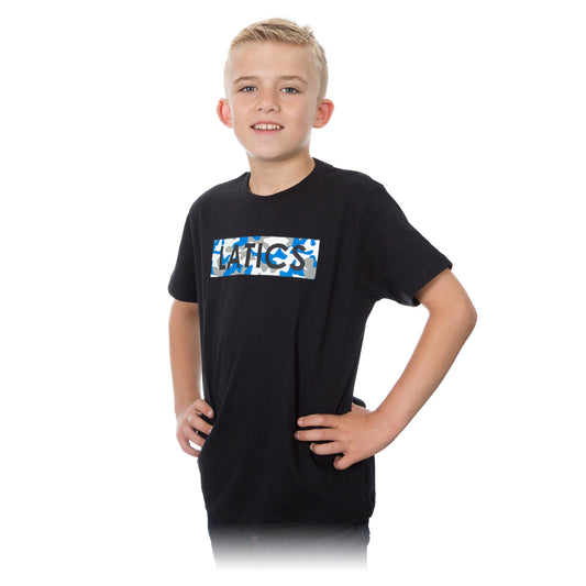 Kids Camo T-Shirt (Navy)