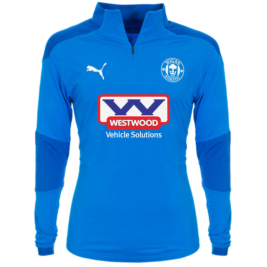 Matchday Youth 1/4 Zip Top (Blue)