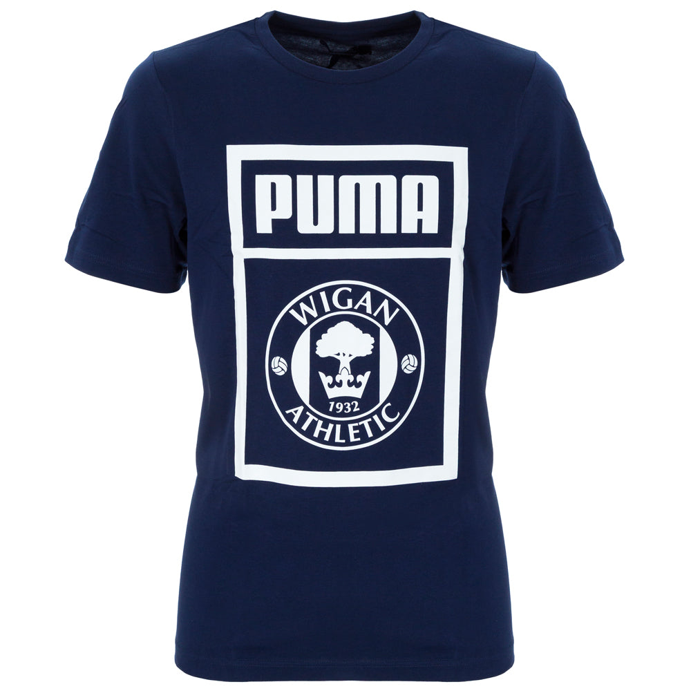 Puma Navy Casual T-Shirt Navy