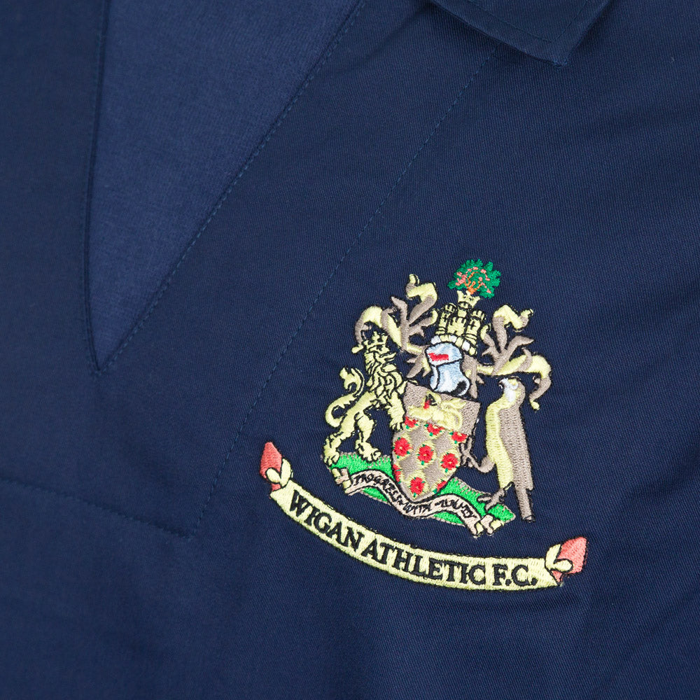 Retro Drill Top - Navy