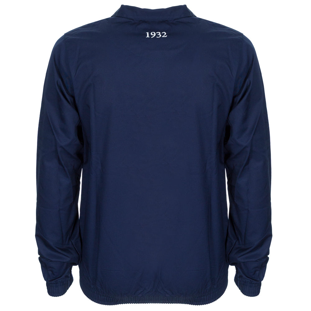 Retro Drill Top - Navy