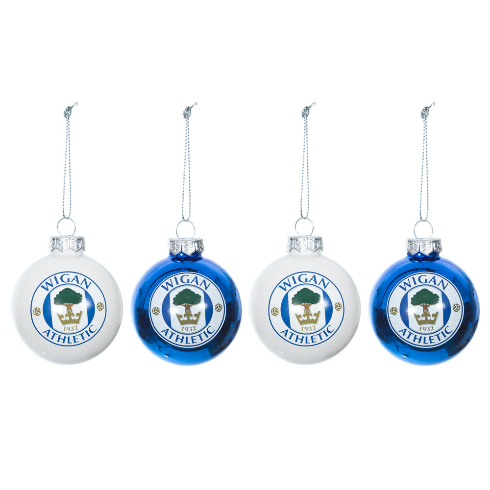 4 Pack Classic Baubles