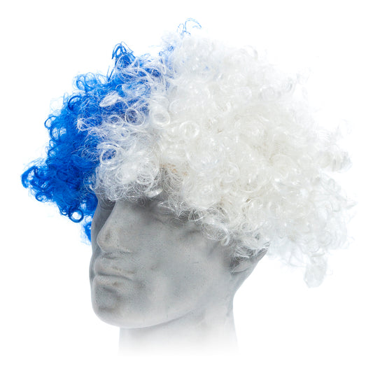 Blue & White Wig