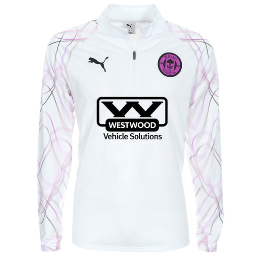 25/26 Alternate Adult 1/4 Zip Top White