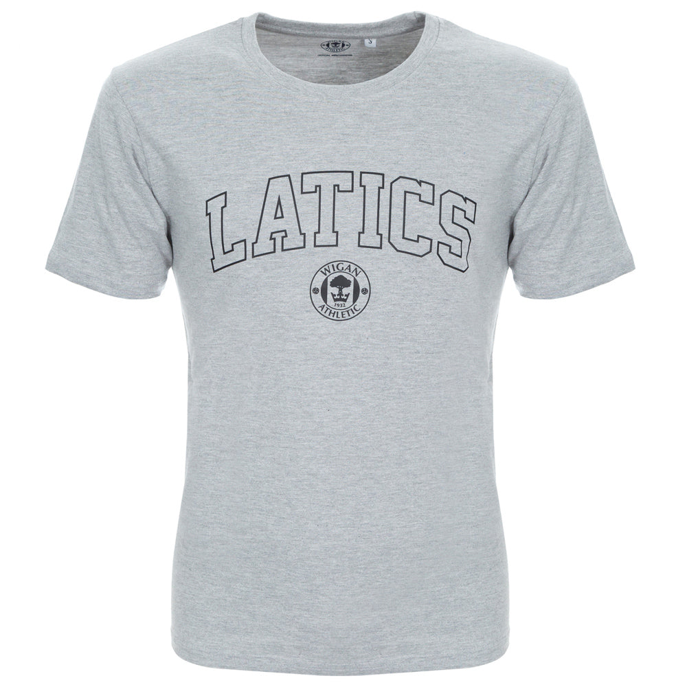 Latics Curve T-Shirt Grey