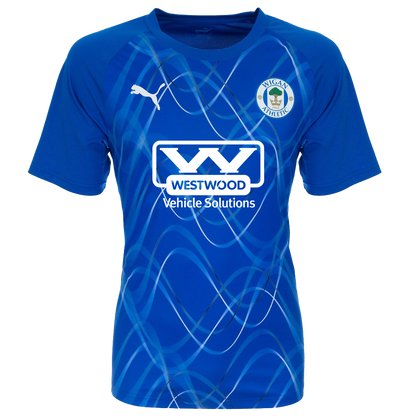 25/26 Junior Home Warm Up T-Shirt Blue