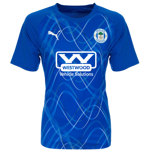 25/26 Junior Home Warm Up T-Shirt Blue