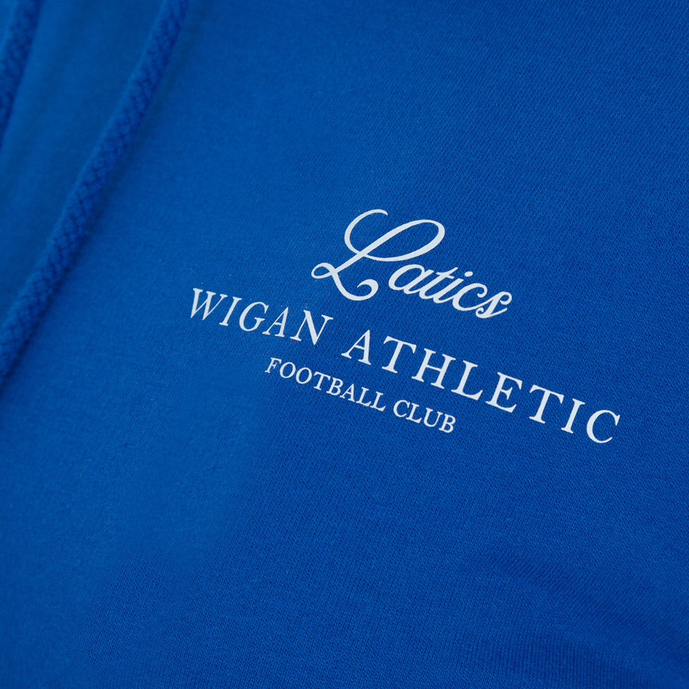 Ladies Latics Blue Hoodie Royal Blue