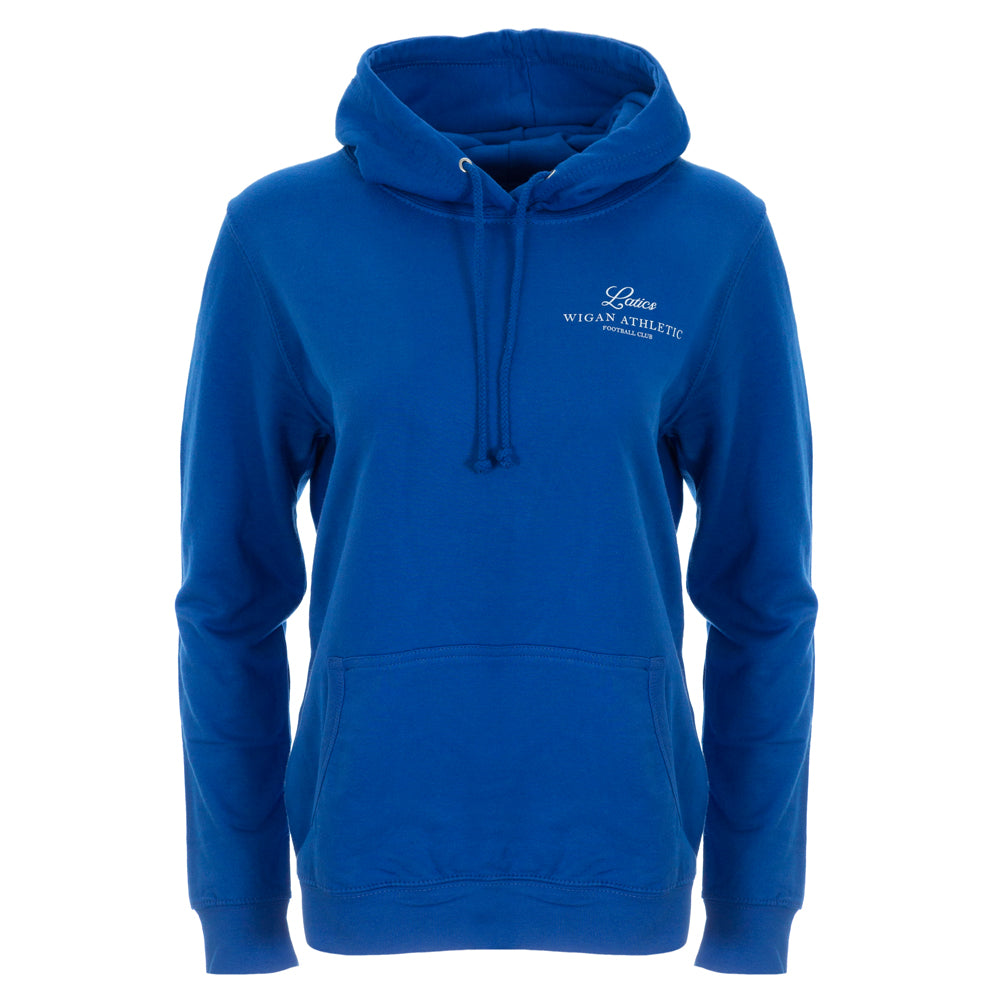 Ladies Latics Blue Hoodie Royal Blue