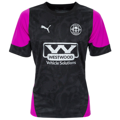 25/26 Adult Training T-Shirt Black/Magenta