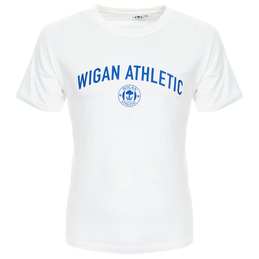 Wigan Athletic Curve T-Shirt White