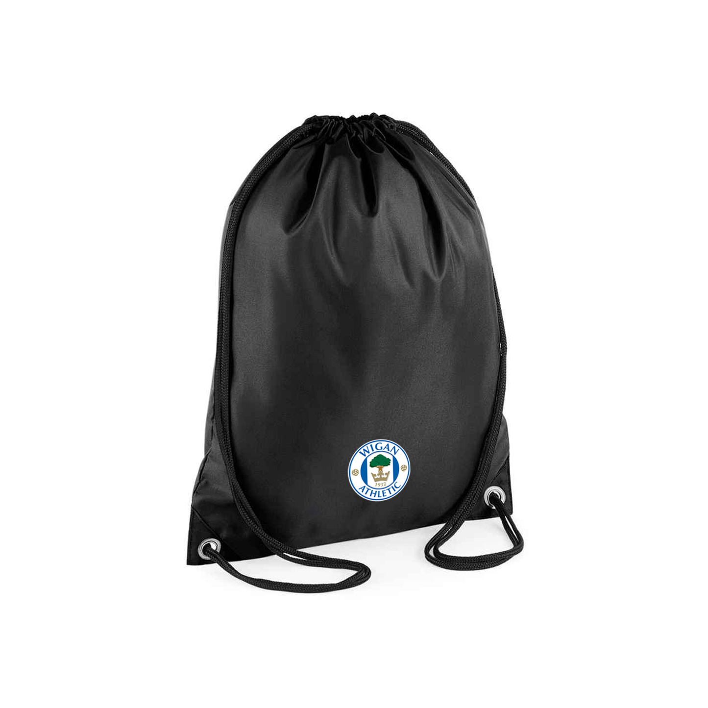 Essential Drawstring Bag Black (Colour Crest)