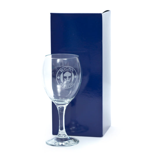 Engraved Wine Glass