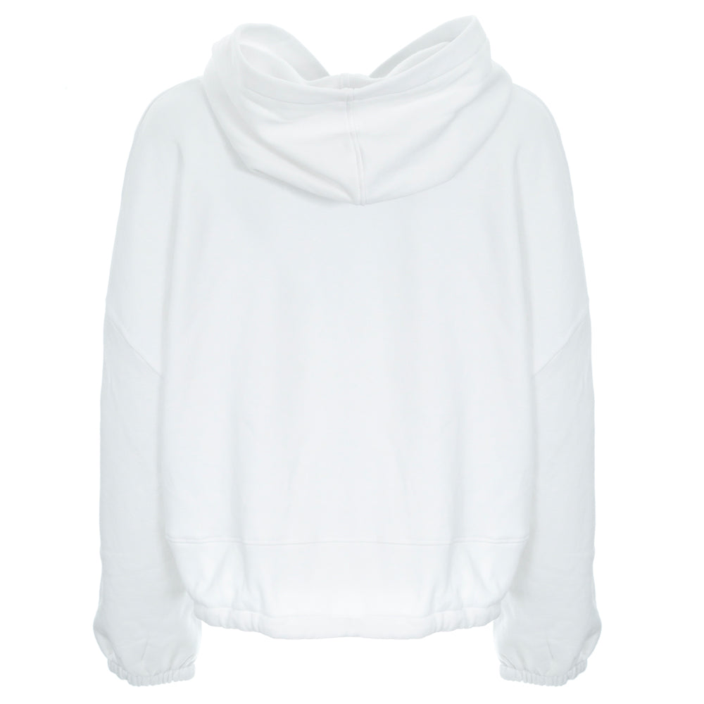 Ladies Latics Cropped Hoodie White