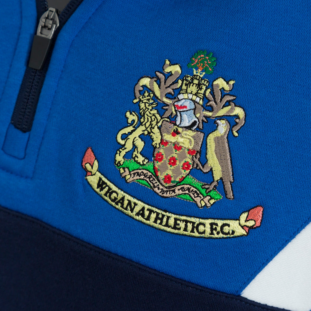 Retro 1/4 Zip - Royal Blue