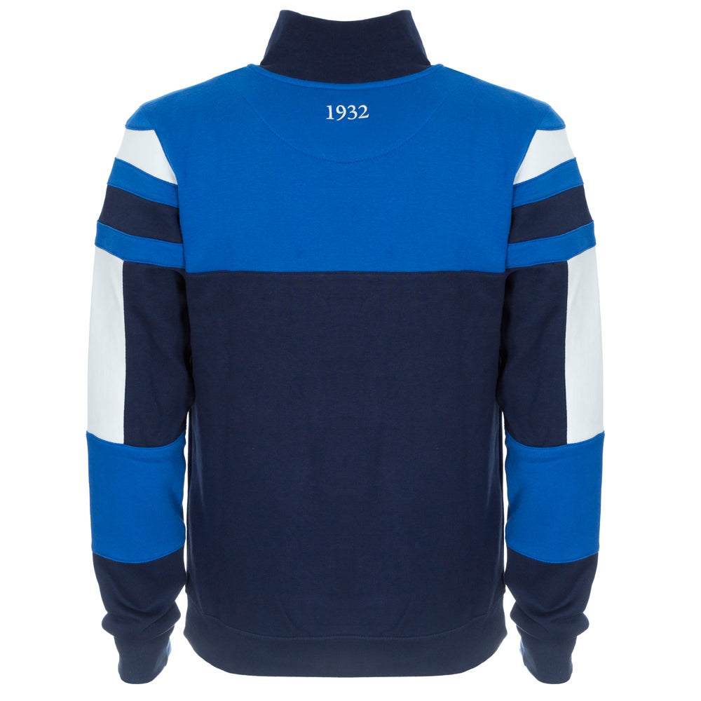 Retro 1/4 Zip - Royal Blue