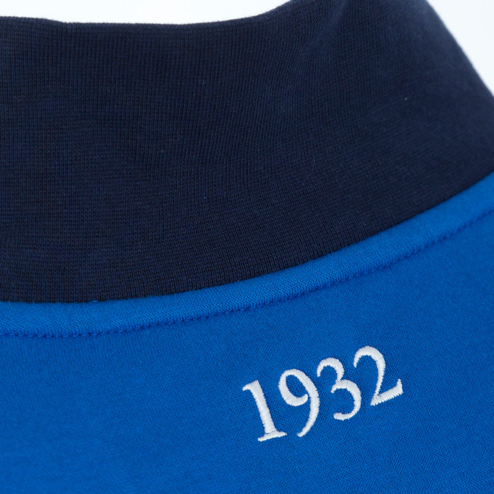 Retro 1/4 Zip - Royal Blue