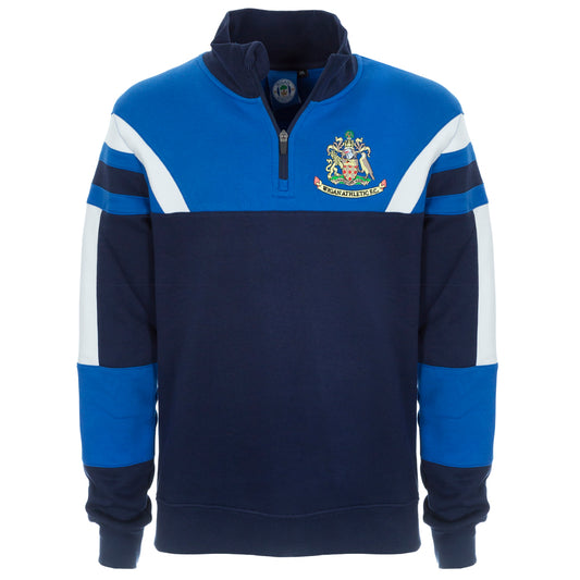 Retro 1/4 Zip - Royal Blue