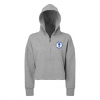 HALF ZIP CREST HOODIE 