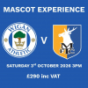 MASCOT EXPERIENCE- Mansfield Town 3/10/26