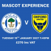 MASCOT EXPERIENCE- Oxford United 19/1/27