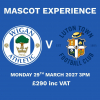 MASCOT EXPERIENCE- Luton Town 29/3/27