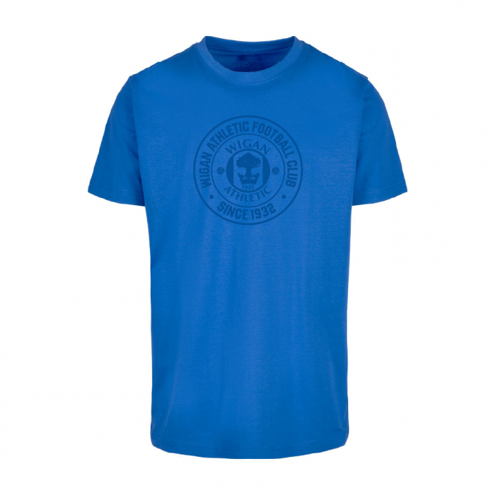 BLUE FADED CREST T-SHIRT