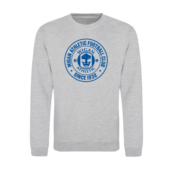 GREY CREST SWEATSHIRT 