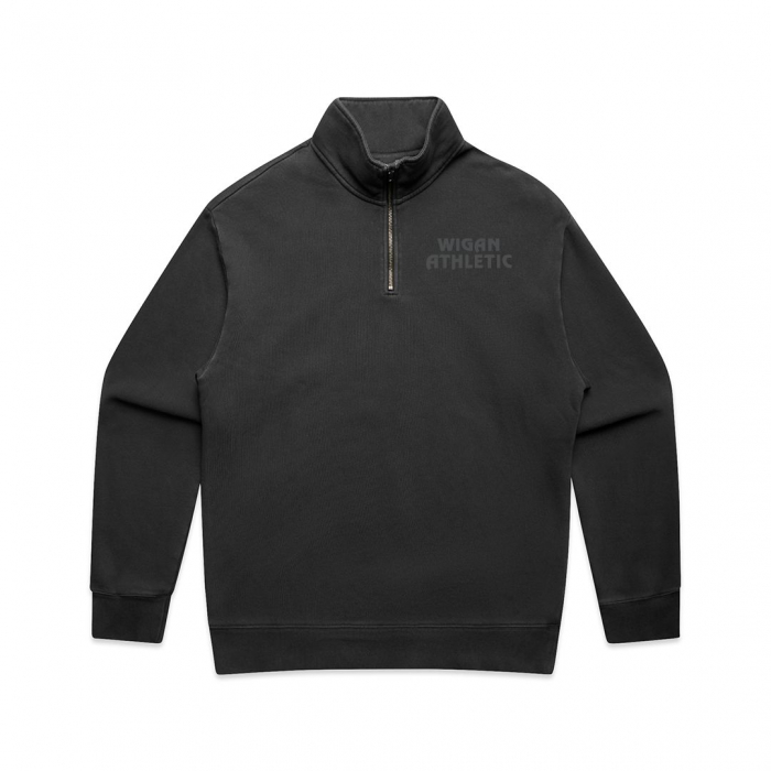 LATICS OVERSIZED FADED BLACKOUT 1/4 ZIP