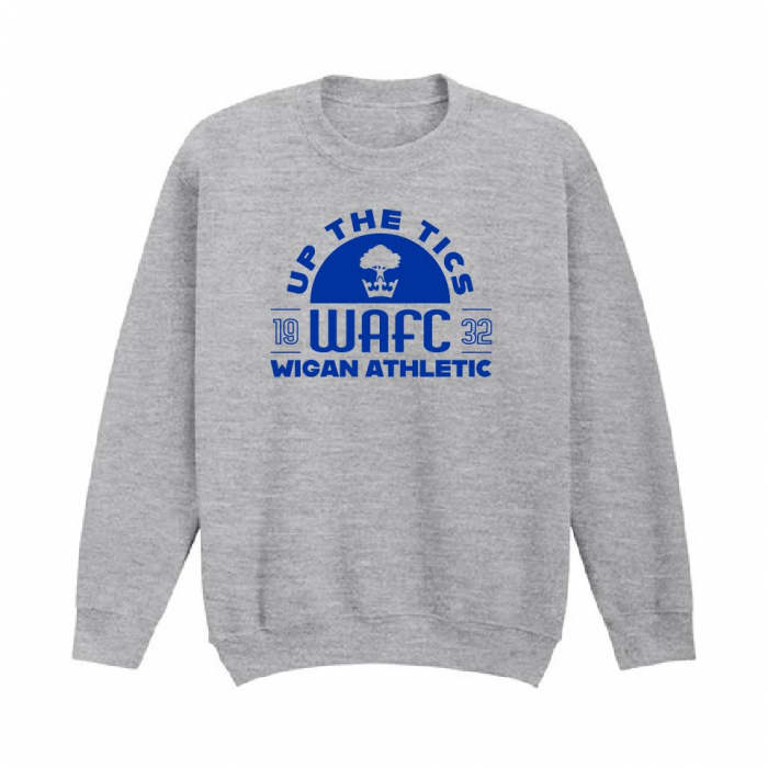 GREY 'UP THE TICS' SWEATSHIRT YOUTH 