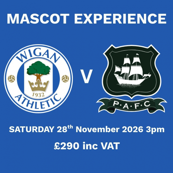 MASCOT EXPERIENCE- Plymouth FC 28/11/26