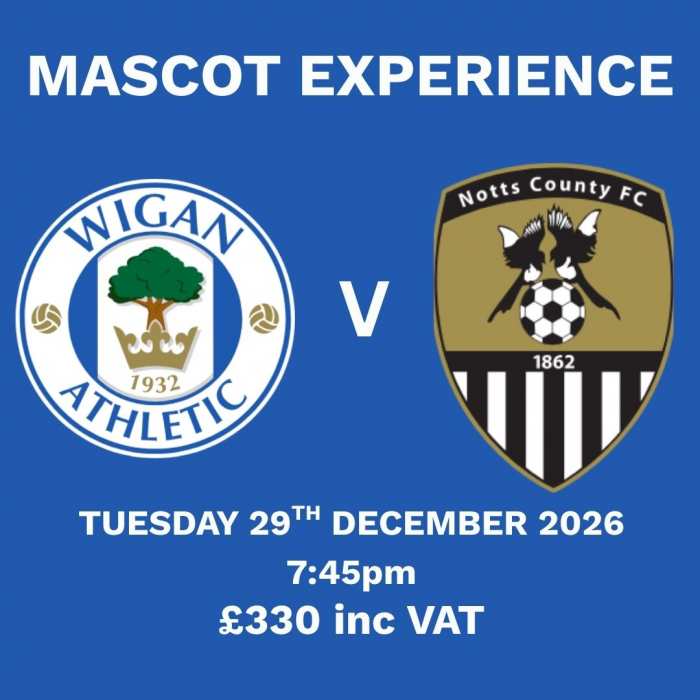 MASCOT EXPERIENCE- Notts County 29/12/26