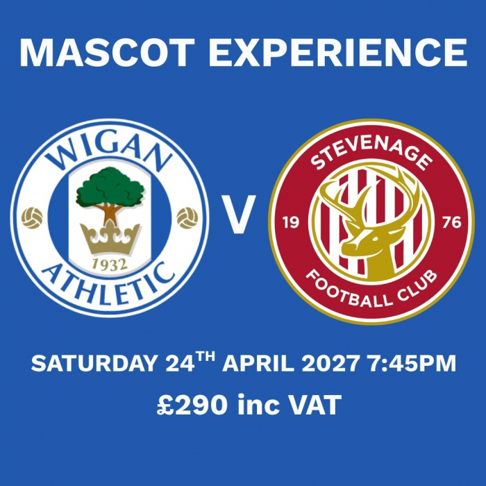 MASCOT EXPERIENCE- Stevenage FC 24/4/27