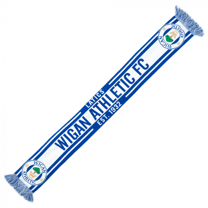 Wigan Athletic Text Scarf