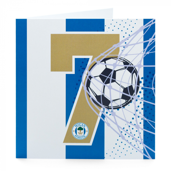 Latics 7th Birthday Card