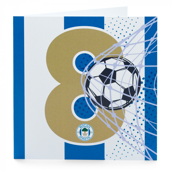 Latics 8th Birthday Card