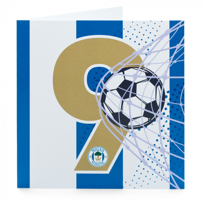 Latics 9th Birthday Card