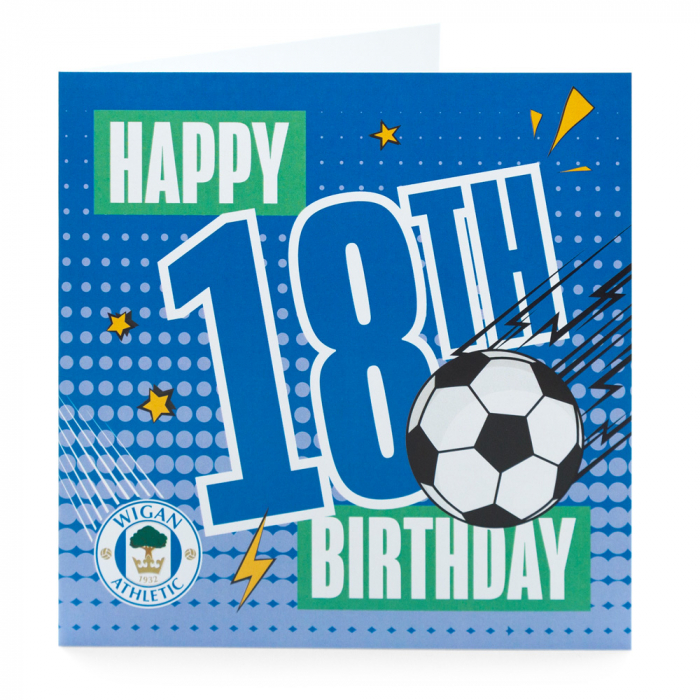Latics 18th Birthday Card