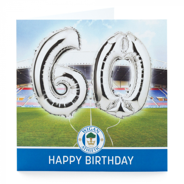 Latics 60th Birthday Card