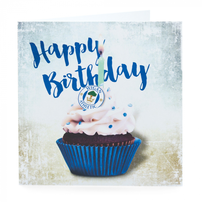 Latics Cupcake Birthday Card