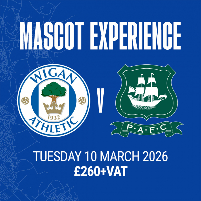 MASCOT EXPERIENCE - PLYMOUTH ARGYLE 10/3/26
