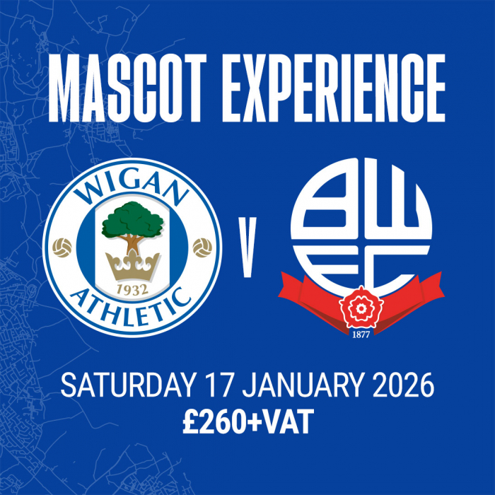 MASCOT EXPERIENCE- BOLTON WANDERERS 17/1/26
